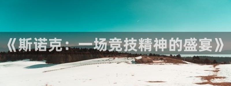 《斯诺克：一场竞技精神的盛宴》